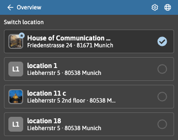 Location selection2 Location selection2
