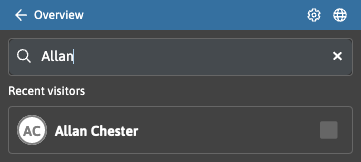 Recent visitor Recent visitor