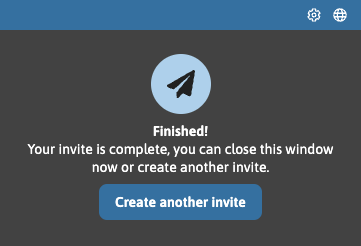Create another visit button